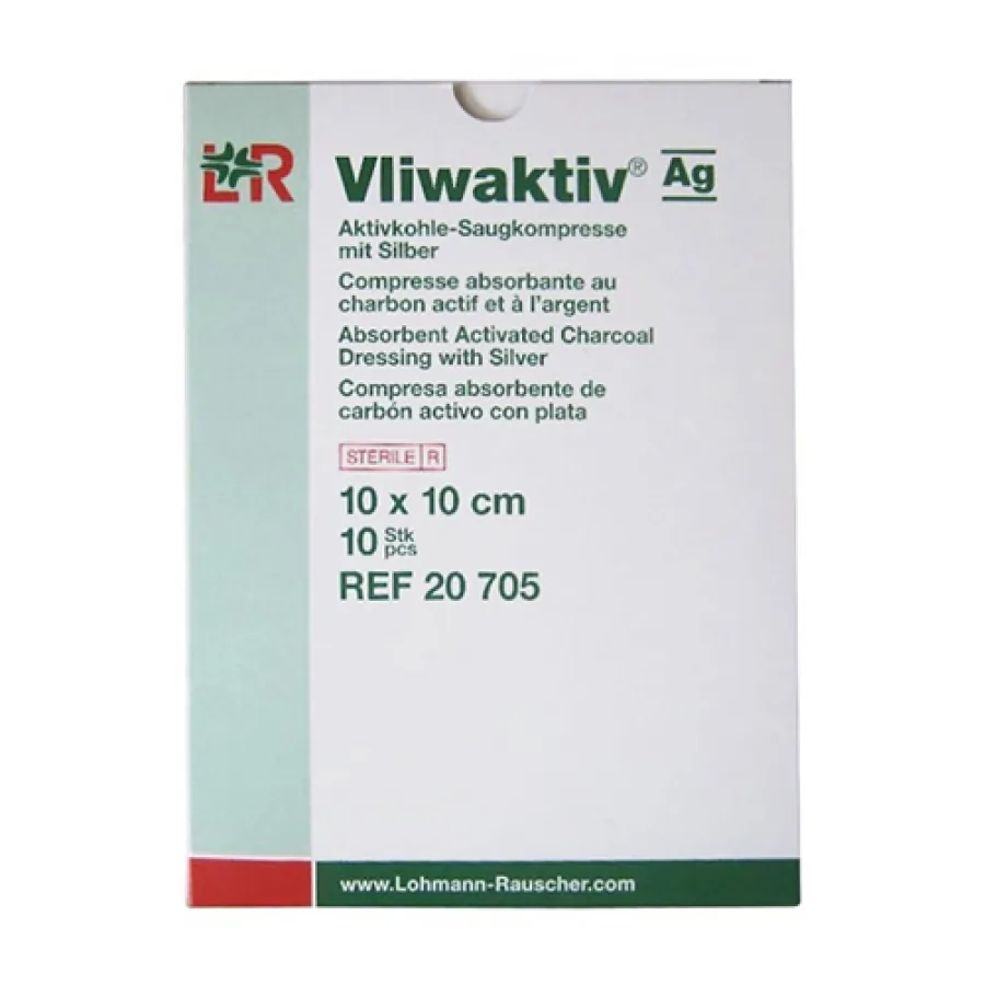 ФЛИВАКТИВ ПОВЯЗКА С АКТИВИРОВАННЫМ УГЛЕМ И СЕРЕБРОМ (VLIWAKTIV AG)