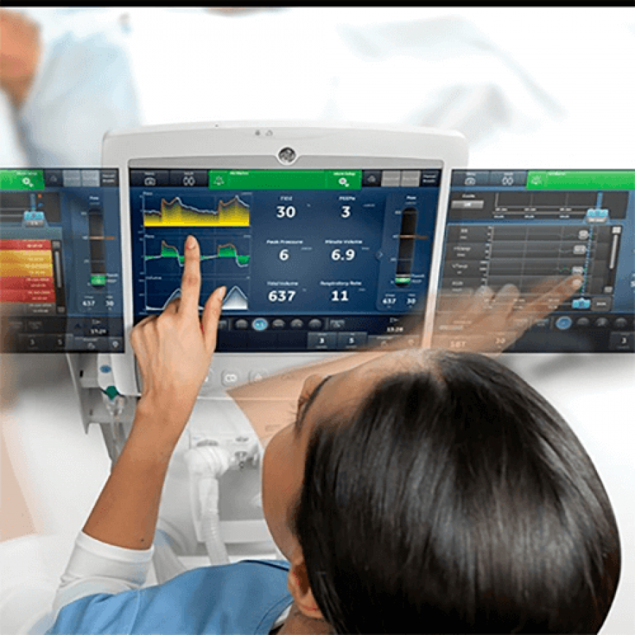 АППАРАТ ИСКУССТВЕННОЙ ВЕНТИЛЯЦИИ ЛЕГКИХ CARESCAPE R860 (КОМПЛЕКТАЦИЯ ADVANCED CO2)