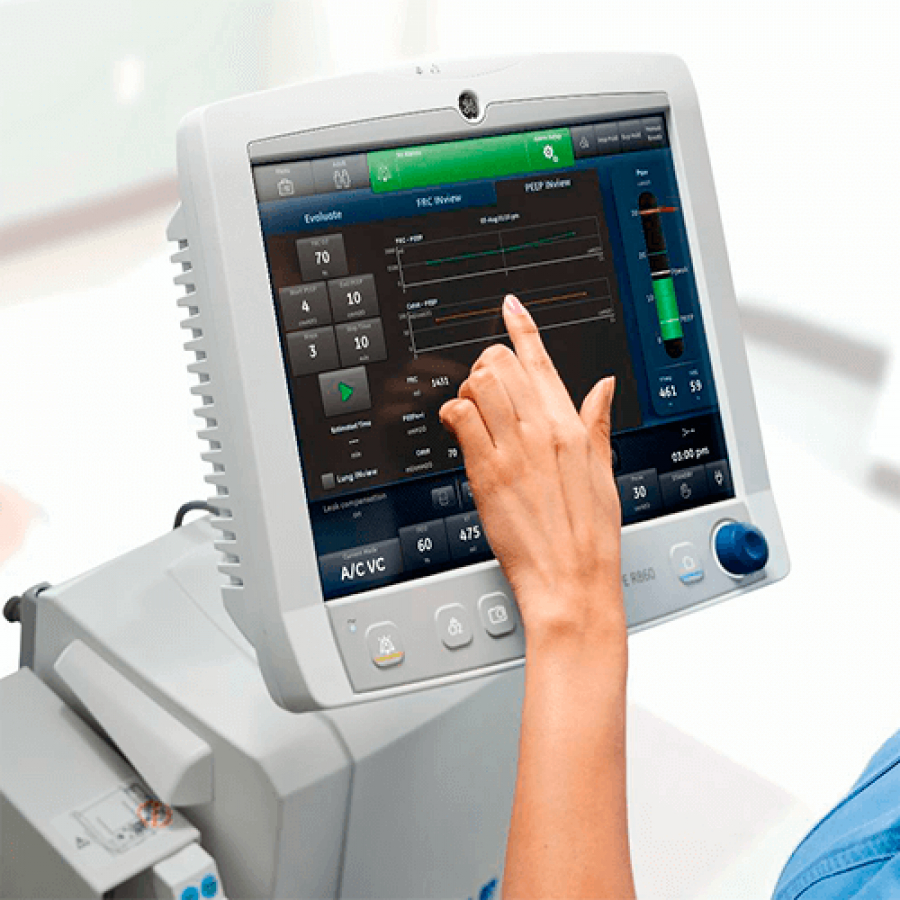 АППАРАТ ИСКУССТВЕННОЙ ВЕНТИЛЯЦИИ ЛЕГКИХ CARESCAPE R860 (КОМПЛЕКТАЦИЯ EXPERT)