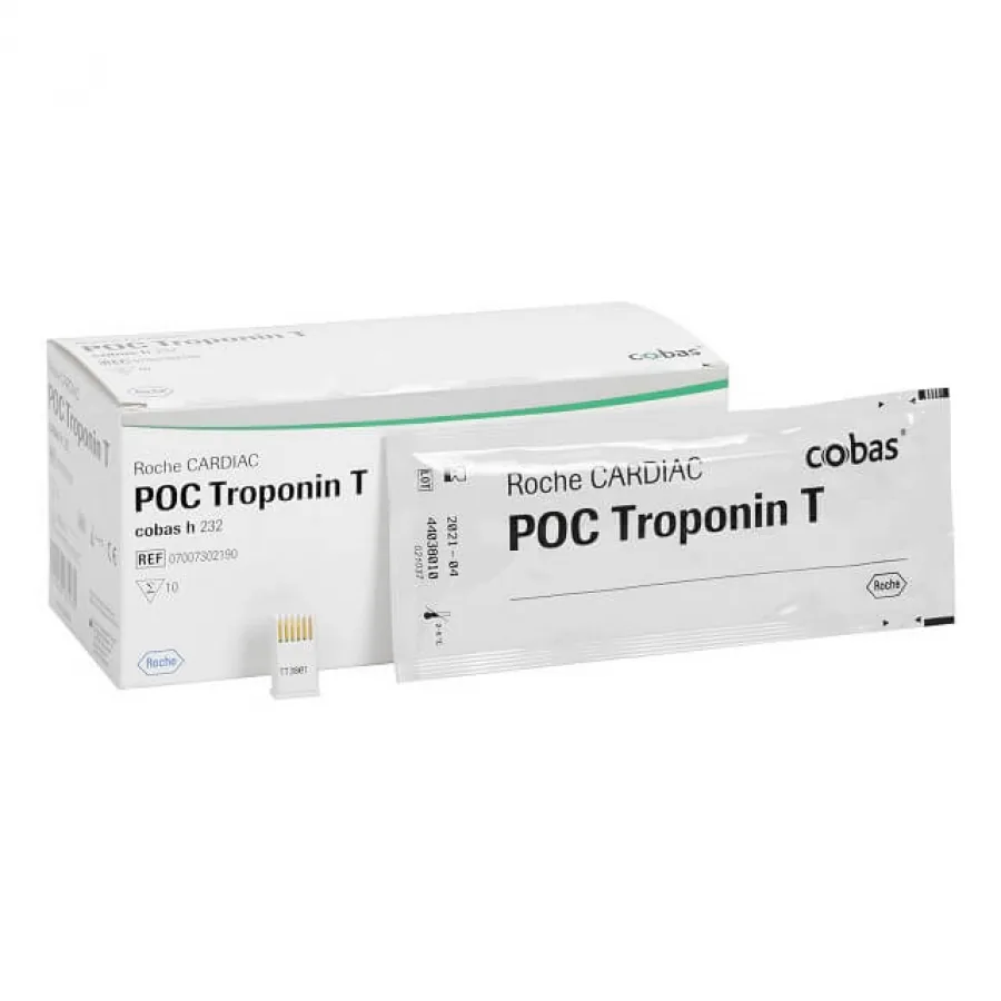 ТЕСТ-ПОЛОСКИ ДЛЯ КОЛИЧЕСТВЕННОГО ОПРЕДЕЛЕНИЯ ТРОПОНИНА Т COBAS H 232 (ROCHE CARDIAC POC TROPONIN T)