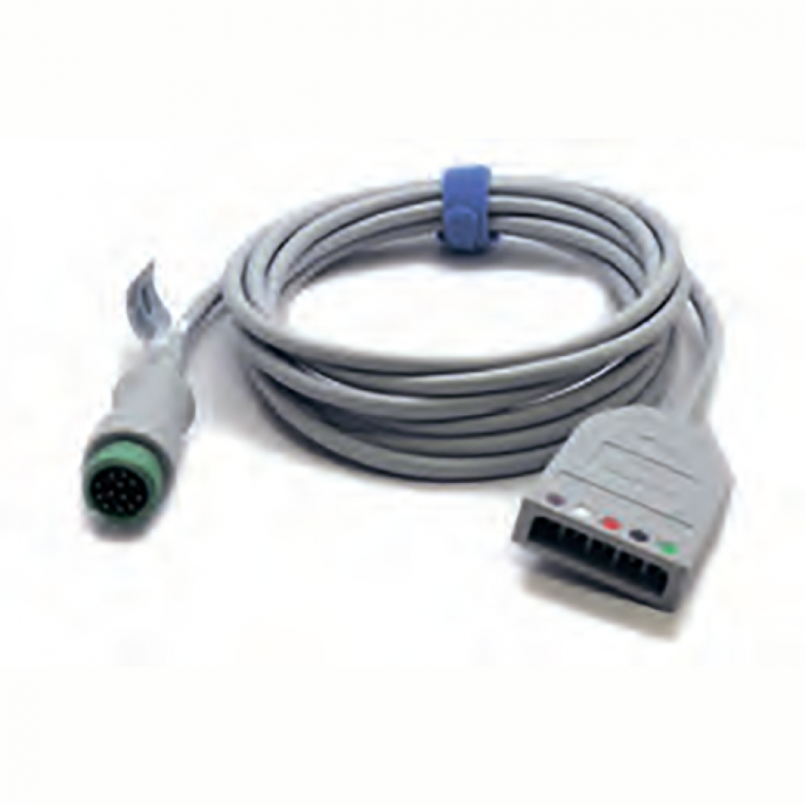 МАГИСТРАЛЬНЫЙ КАБЕЛЬ ЭКГ НА 3/5 ОТВЕДЕНИЙ (ВЗРОСЛЫЙ)