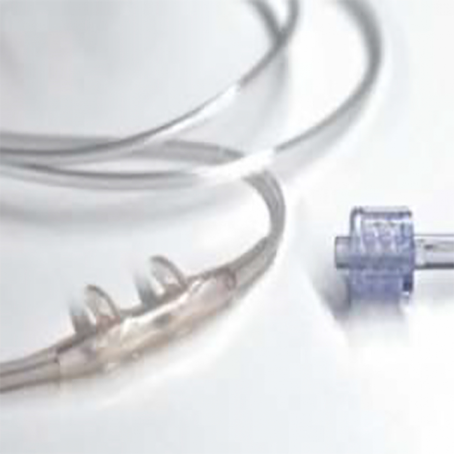 КАНЮЛЯ НАЗАЛЬНАЯ ДЛЯ ОТБОРА ПРОБ ГАЗА ДЛЯ КАПНОМЕТРИИ В БОКОВОМ ПОТОКЕ