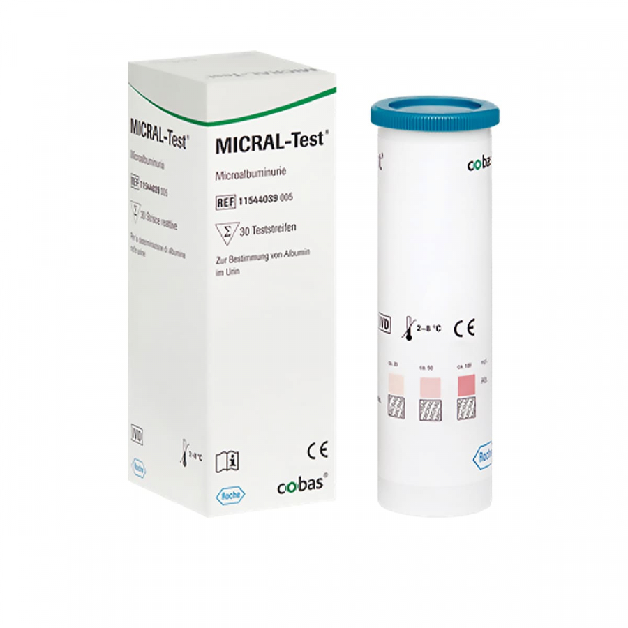 ТЕСТ-ПОЛОСКИ ДЛЯ ИММУНОЛОГИЧЕСКОГО, ПОЛУКОЛИЧЕСТВЕННОГО ОПРЕДЕЛЕНИЯ МИКРОАЛЬБУМИНУРИИ MICRAL-TEST