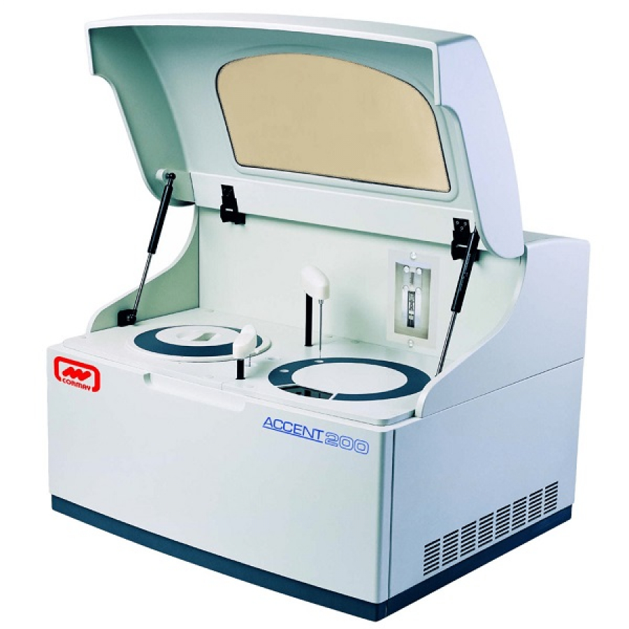 АВТОМАТИЧЕСКИЙ БИОХИМИЧЕСКИЙ АНАЛИЗАТОР ACCENT 200 СО СЧИТЫВАТЕЛЕМ ШТРИХ-КОДА