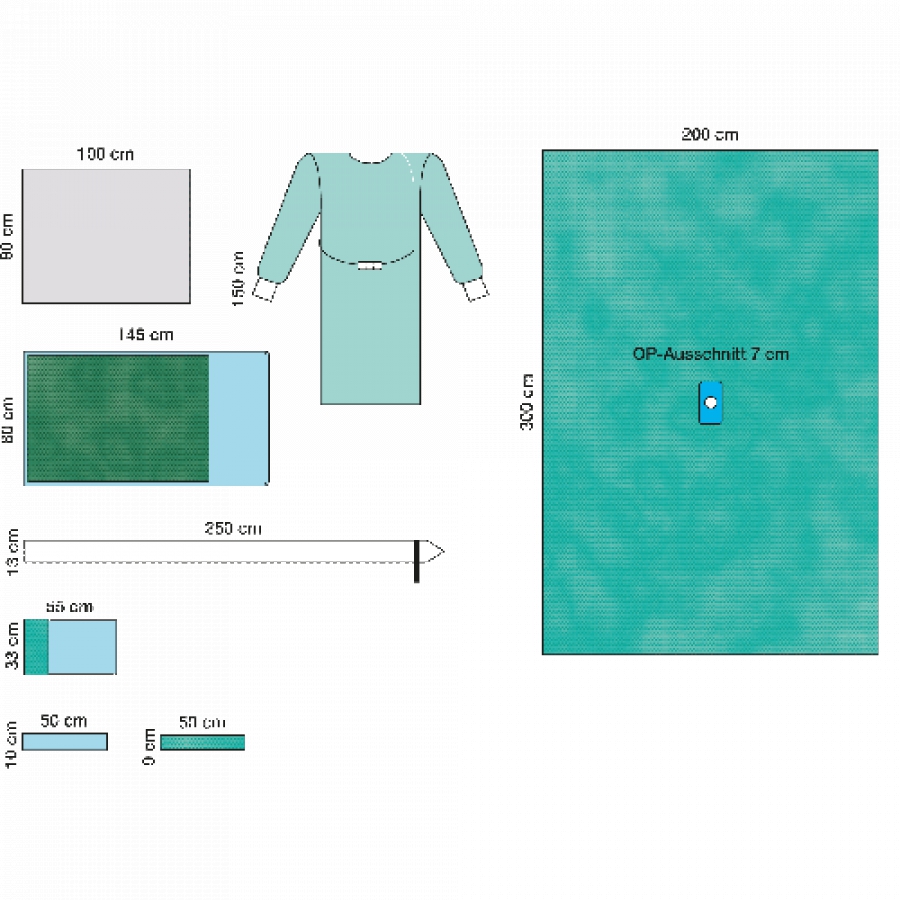 КОМПЛЕКТ ОПЕРАЦИОННОГО БЕЛЬЯ ДЛЯ АРТРОСКОПИИ 4