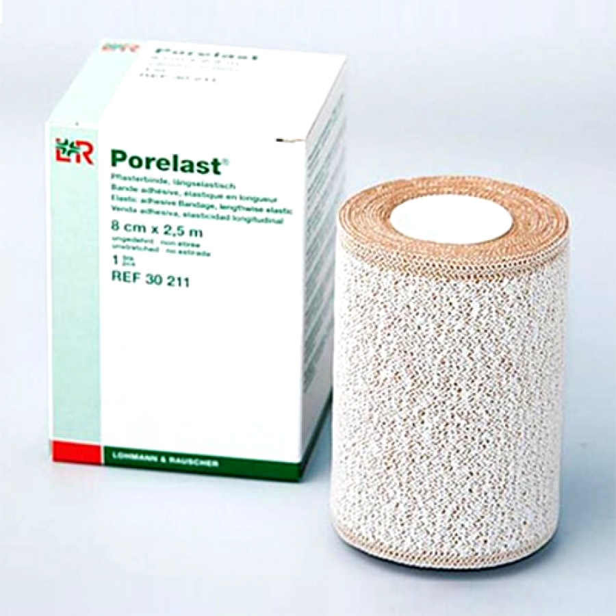 АДГЕЗИВНЫЙ ЭЛАСТИЧНЫЙ БИНТ ПОРЭЛАСТ
